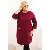 Dámské šaty Plus Size 1965 (Velikost UNI, Barva Černá)
