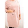 Dámské šaty Plus Size 1965 (Velikost UNI, Barva Černá)