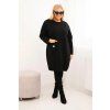 Dámské šaty Plus Size 1965 (Velikost UNI, Barva Černá)