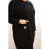 Dámské šaty Plus Size 1965 (Velikost UNI, Barva Hnědá)