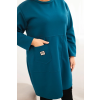 Dámské šaty Plus Size 1965 (Velikost UNI, Barva Černá)