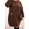 Dámské šaty Plus Size 1965 (Velikost UNI, Barva Hnědá)
