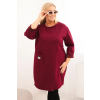 Dámské šaty Plus Size 1965 (Velikost UNI, Barva Černá)