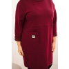 Dámské šaty Plus Size 1965 (Velikost UNI, Barva Černá)