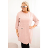 Dámské šaty Plus Size 1965 (Velikost UNI, Barva Hnědá)