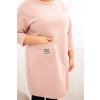 Dámské šaty Plus Size 1965 (Velikost UNI, Barva Hnědá)