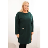 Dámské šaty Plus Size 1965 (Velikost UNI, Barva Hnědá)