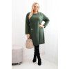 Dámské šaty Plus Size 1965 (Velikost UNI, Barva Zelená)
