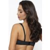 Podprsenka PariPari Sylvie Maxi - -Push - up (Velikost 90E, Barva Černá)