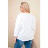 Dámské tričko Plus Size 07722 (Velikost UNI, Barva Bílá)