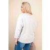 Dámské tričko Plus Size 07722 (Velikost UNI, Barva Bílá)