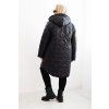 Dámská bunda 5343 Plus Size (Velikost UNI, Barva Černá)
