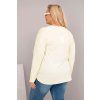 Dámské tričko Plus Size ART31006 (Velikost UNI, Barva Modrá)