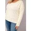 Dámské tričko Plus Size ART31006 (Velikost UNI, Barva Modrá)