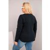 Dámské tričko Plus Size ART31006 (Velikost UNI, Barva Modrá)