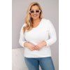 Dámské tričko Plus Size ART31006 (Velikost UNI, Barva Modrá)