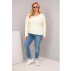 Dámské tričko Plus Size ART31006 (Velikost UNI, Barva Modrá)