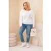 Dámské tričko Plus Size ART31016 (Velikost UNI, Barva Šedá)