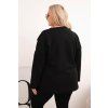 Dámská mikina Plus Size 21523 (Velikost UNI, Barva Černá)