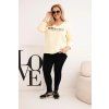 Dámská mikina Plus Size 21523 (Velikost UNI, Barva Černá)
