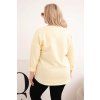 Dámská mikina Plus Size 21523 (Velikost UNI, Barva Černá)