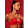Podprsenka Gossard 19705 (Velikost 75F, Barva Červená)