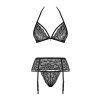 Set Obsessive 838-SEG-1 (Velikost S/M, Barva Černá)