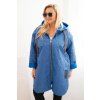 Dámská bunda Plus Size HOPE 5614 (Velikost UNI, Barva Modrá)