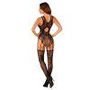 Obsessive Bodystocking F239 (Velikost S/M, Barva Černá)