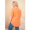 Dámská halenka Plus Size ART8075 (Velikost UNI, Barva Černá)