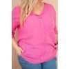 Dámská halenka Plus Size ART8075 (Velikost UNI, Barva Černá)