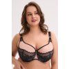 Podprsenka Gaia 1308M Amara Maxi (Velikost 95F, Barva Černá)