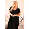 Dámské šaty Plus Size 21682 (Velikost UNI, Barva Smetanová)