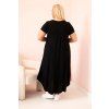 Dámské šaty Plus Size 21682 (Velikost UNI, Barva Černá)