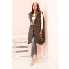 Dámská vesta Plus Size 5393 (Velikost UNI, Barva Černá)