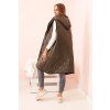 Dámská vesta Plus Size 5393 (Velikost UNI, Barva Černá)