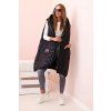 Dámská vesta Plus Size 5393 (Velikost UNI, Barva Černá)