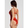 Body Obsessive Aliosa teddy (Velikost 2XL/3XL, Barva Červená)