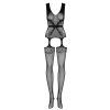 Obsessive Bodystocking F217 (Velikost S/L, Barva Černá)