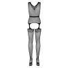 Obsessive Bodystocking F217 (Velikost S/L, Barva Černá)