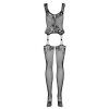 Obsessive Bodystocking F221 (Velikost XL/2XL, Barva Černá)