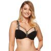 Podprsenka Gorteks Heidi/B3 (Velikost 70F, Barva Černá)