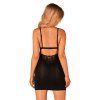 Košilka Obsessive Maderris chemise (Velikost M/L, Barva Černá)