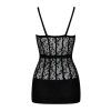 Košilka Obsessive Dress D605 (Velikost S/L, Barva Černá)
