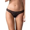 Kalhotky Obsessive Donarella panties (Velikost M/L, Barva Černá)
