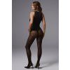 Punčochy Obsessive Patrise Edition tights (Velikost S/M, Barva Černá)