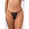 Tanga Obsessive Clara 2-pack thong (Velikost S/M, Barva Černá)