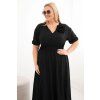 Dámské šaty Plus Size 2088 (Velikost UNI, Barva Černá)