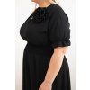 Dámské šaty Plus Size 2088 (Velikost UNI, Barva Černá)