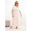 Dámské šaty Plus Size 2088 (Velikost UNI, Barva Černá)